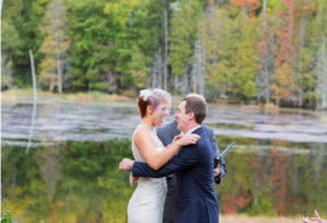 Wedding Couple at Ceremony. Photo Credit: Garrick Dixon