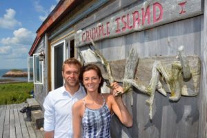 Couple at Crumple Island. Photo Credit: Steve Schaefer