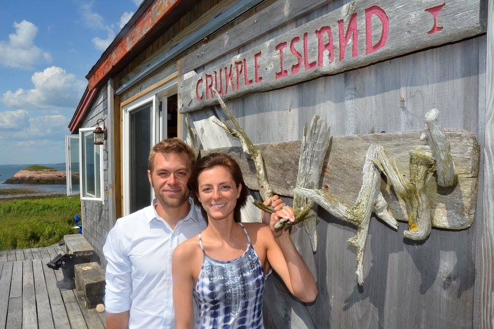Couple at Crumple Island. Photo Credit: Steve Schaefer Photo Credit: Steve Schaefer