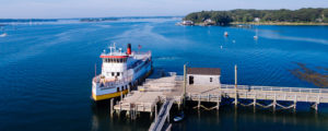Ferry Docking on Island, Photo Courtesy of Casco Bay Lines