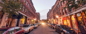 Sidestreet in Portland's Old Port, Photo Courtesy of Corey Templeton
