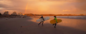 Higgins Beach Surfers, Photo Credit: Lisa Jesmain