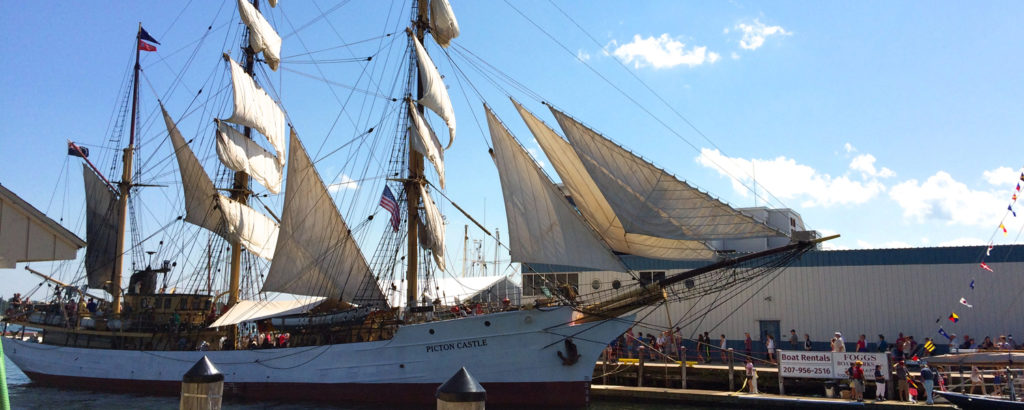 Sailing Ship Maine Docked, Photo Credit: Sam Fiorillo Sailing Ship Maine Docked, Photo Credit: Sam Fiorillo
