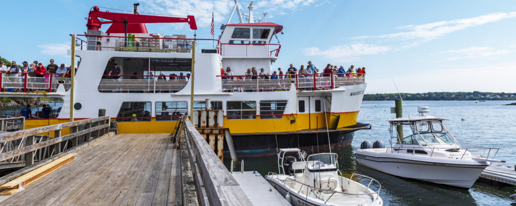 Casco Bay Lines Ferry Docked, Photo Credit: CFW Photography Casco Bay Lines Ferry Docked, Photo Credit: CFW Photography