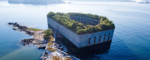 Fort Gorges Ariel, Photo Credit: Casco Bay Lines