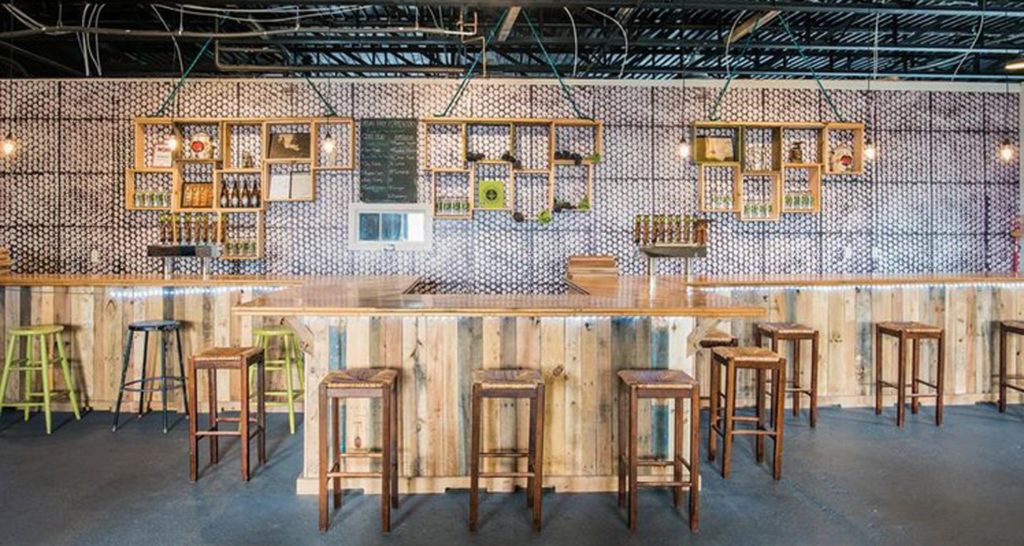Tasting Room and Bar Courtesy of Urban Farm Fermentory Tasting Room and Bar Courtesy of Urban Farm Fermentory