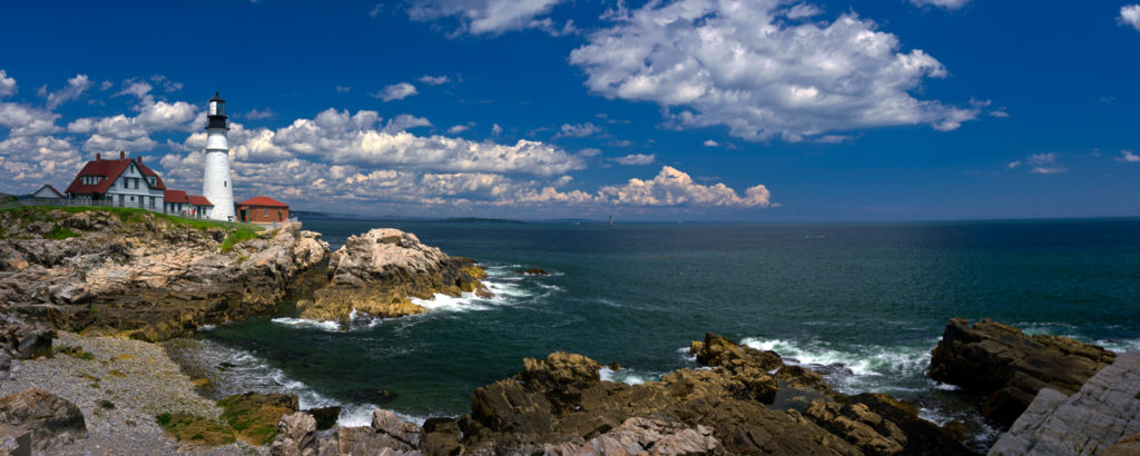 Maine's famous lighthouse, Portland Head Light. Photo Credit: Cynthia Farr Weinfield Maine's famous lighthouse, Portland Head Light. Photo Credit: Cynthia Farr Weinfield