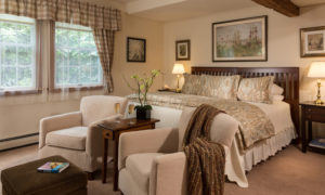 Captain Jefferds Inn Guestroom, Photo Courtesy of Kennebunkport Captains Collection