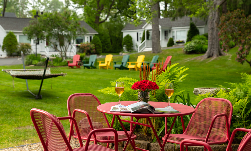 Maine Stay Inn Cottages Outside Lounge Area Photo Courtesy of Kennebunkport Captains Collection Maine Stay Inn Cottages Outside Lounge Area Photo Courtesy of Kennebunkport Captains Collection