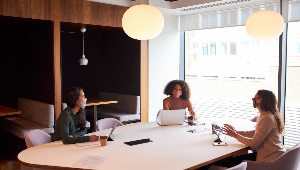 Hybrid Meetings Set-up, Photo Credit: The Westin Portland Harborview via Adobe Stock