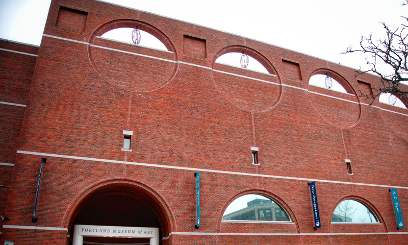 Portland Museum of Art Exterior, Photo Courtesy of Capshore Photography