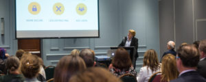 Speaker at Annual Meeting, Photo Credit: Focus Photography