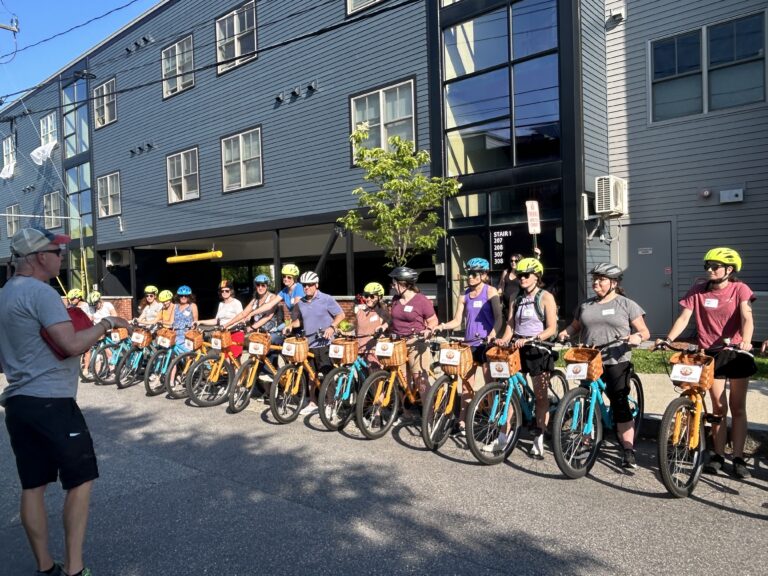 Group of Bikers. Photo Credit: Leah Day