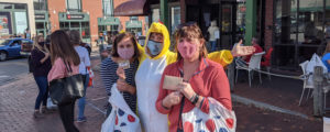 Donna, Brunswick ME (J.Crew Factory) & Deb, Freeport, ME (Bow Street Market) - Sale-A-Bration, Photo Courtesy of Visit Freeport