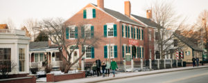 Freeport Village Downtown in Winter. Photo Courtesy of Visit Freeport