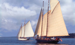 Portland Schooner Co. two sailboats with tours. Photo Provided by Portland Schooner Co.
