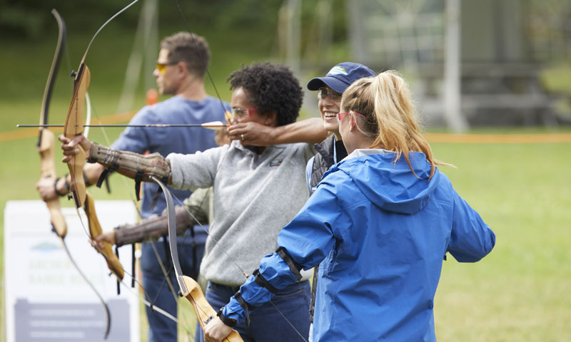 Archery, L.L.Bean Outdoor Discovery Programs. Photo Courtesy of Visit Freeport Archery, L.L.Bean Outdoor Discovery Programs. Photo Courtesy of Visit Freeport