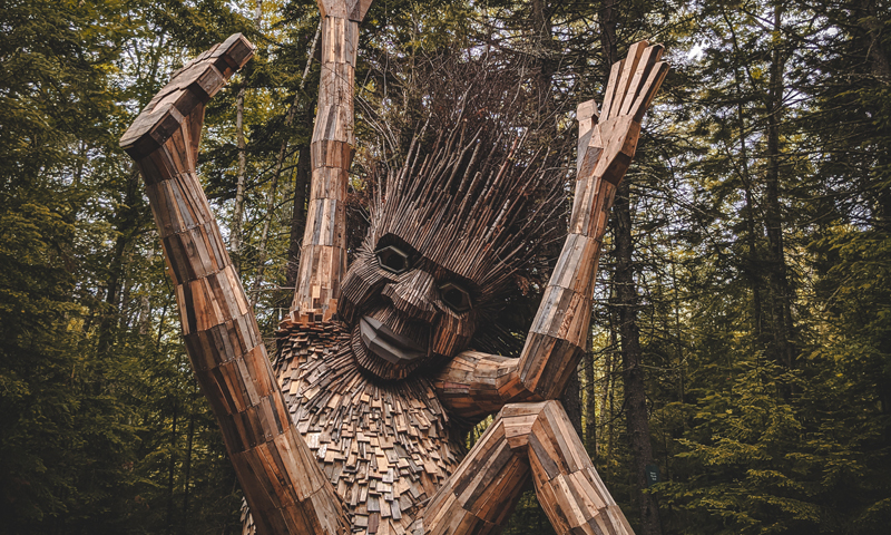 Giant Trolls at Coastal Maine Botanical Gardens, Photo Credit: Capshore Photography Giant Trolls at Coastal Maine Botanical Gardens, Photo Credit: Capshore Photography