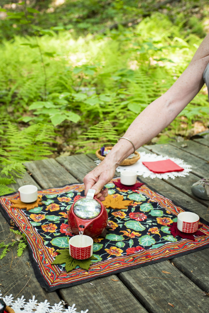 Forest Bathing Tea Ceremony in Maine Lakes and Mountains, Photo Credit: Capshore Photography Forest Bathing Tea Ceremony in Maine Lakes and Mountains, Photo Credit: Capshore Photography
