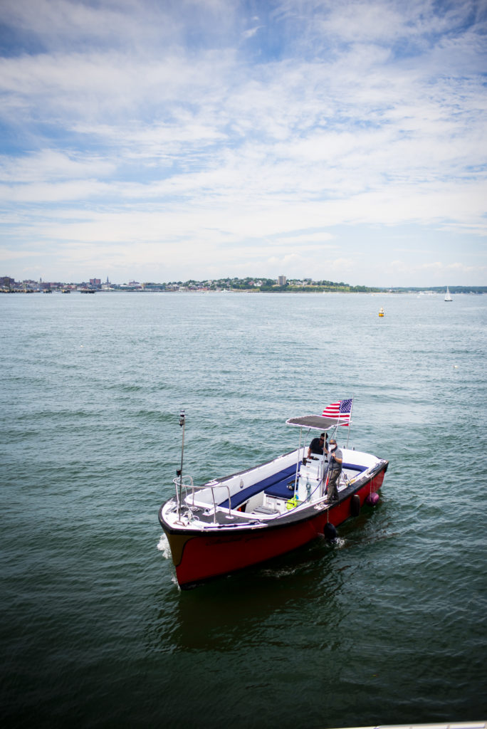 Boat on Casco Bay, Photo Credit: Capshore Photography Boat on Casco Bay, Photo Credit: Capshore Photography