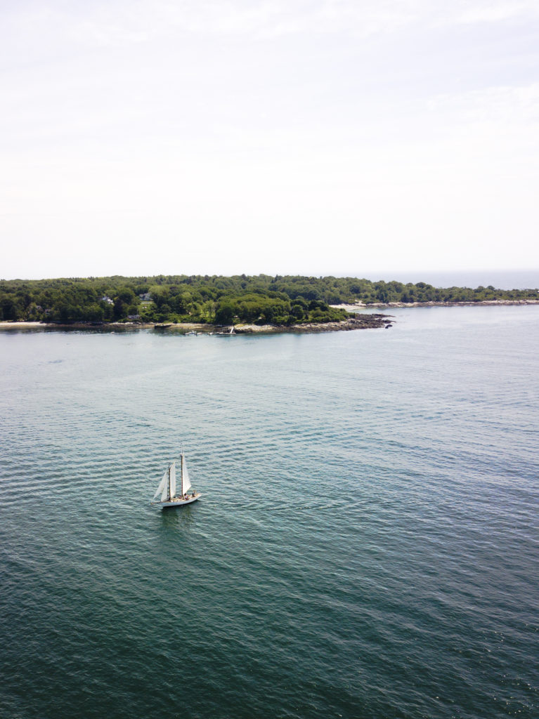 Sailboat on Casco Bay, Photo Credit: Capshore Photography Sailboat on Casco Bay, Photo Credit: Capshore Photography