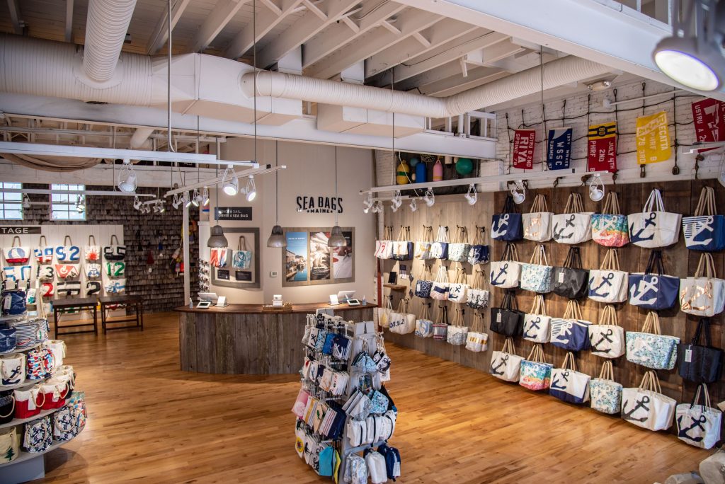 Interior of Sea Bags Flagship Store, Photo Credits: Sea Bags