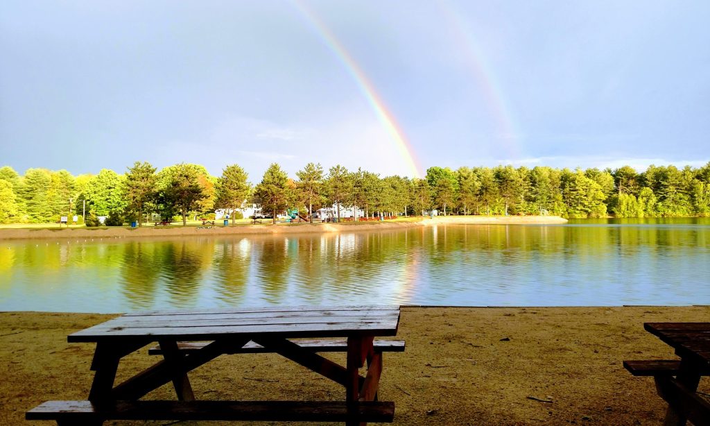 Rainbow at Wassamki Springs Photo Credits: Wassamki Springs