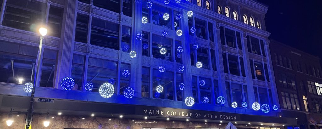 Maine College of Art Pandora Lights, Photo Credits: Serena Folding Maine College of Art Pandora Lights, Photo Credits: Serena Folding