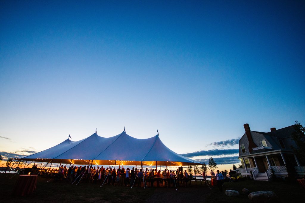 Tented Event. Photo Credit: Bethany and Dan Photography