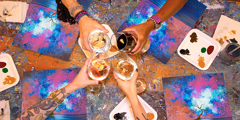 Bachelorette Party, Photo Courtesy of Muse Paintbar