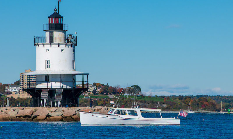 Marie l Spring Point Lighthouse Portland Maine. Photo Credit: Casco Bay Custom Charters Marie l Spring Point Lighthouse Portland Maine. Photo Credit: Casco Bay Custom Charters