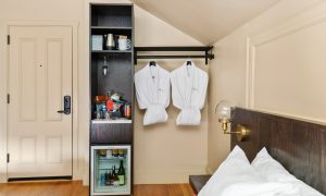 Mini Bar featuring Maine Made Drinks & Snacks, Photo Credits: Heidi Kirn Photography