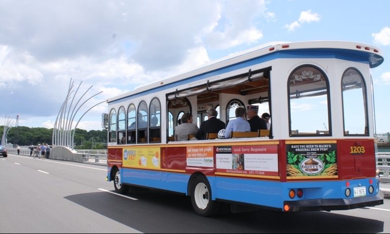 Trolley on Bridge, Photo Credit: Joe Faragalli Trolley on Bridge, Photo Credit: Joe Faragalli