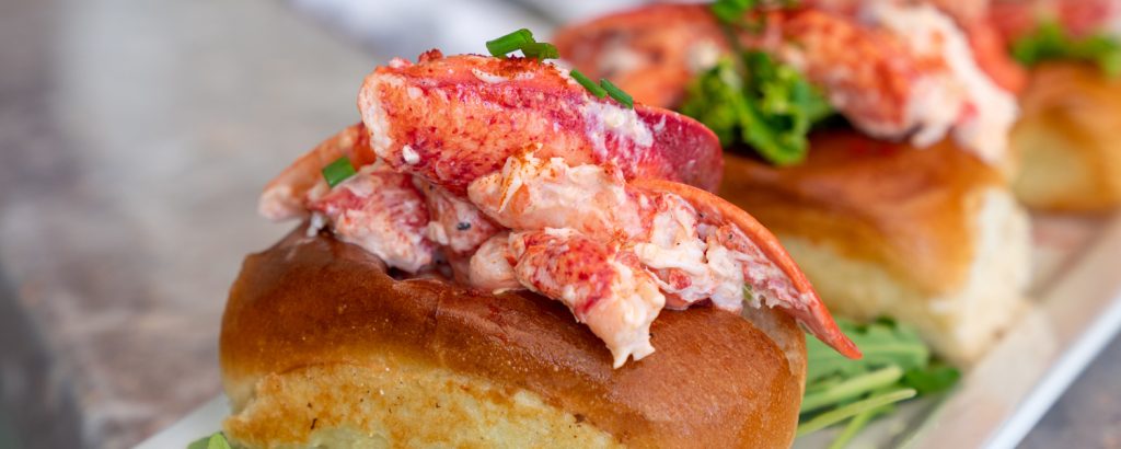 A Row of Mini Lobster Rolls on Peaks Island, Photo Courtesy of Kirsten Alana / GLP Films A Row of Mini Lobster Rolls on Peaks Island, Photo Courtesy of Kirsten Alana / GLP Films