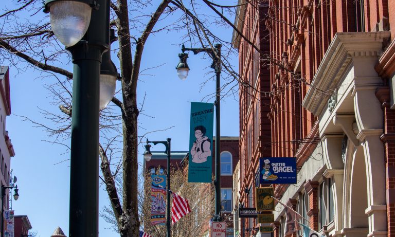 Creative Portland Art Banners downtown, Photo Credits: Serena Folding Creative Portland Art Banners downtown, Photo Credits: Serena Folding