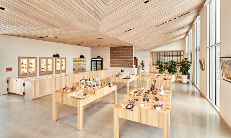 Interior of SeaWeed Co. South Portland. Photo Credit: Michael Wilson Photography