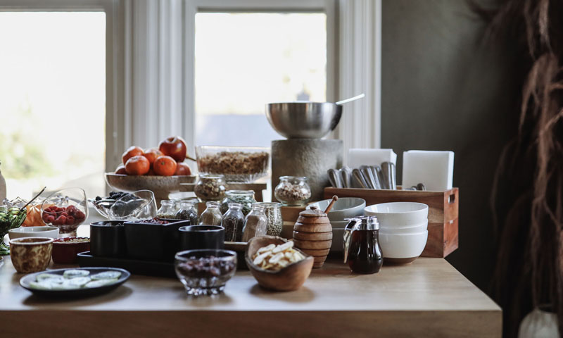 Food Display at AWOL Kennebunkport. Photo Credit: Maiike Bernstrom