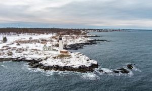 Portland Head Light Aerial, Photo Credits: Shared Perspectives Photography