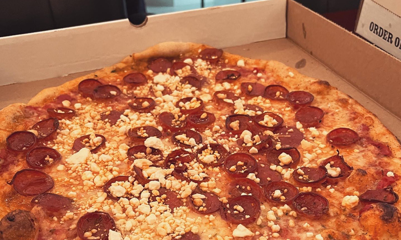 Otto Hot Honey Pizza, Photo Credit: Serena Folding Otto Hot Honey Pizza, Photo Credit: Serena Folding