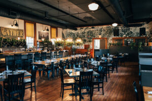 Gather Interior. Photo Credit: Dawson Renaud Photo and Film
