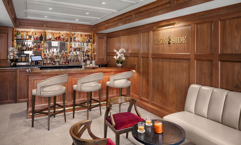 Ironside Whiskey Bar. Photo Provided by Portland Regency Hotel & Spa