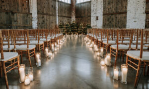 Wedding Ceremony Décor. Photo Credit: Chris Bennett Photography