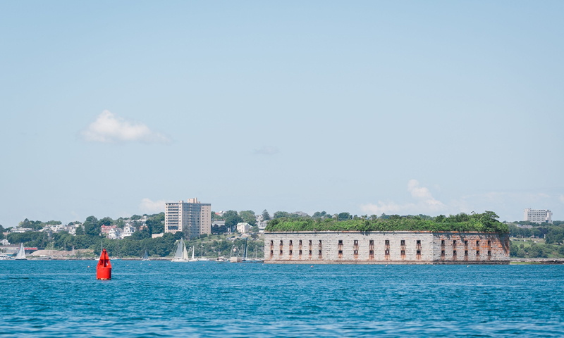Fort Gorges. Photo Provided by New England Eco Adventures