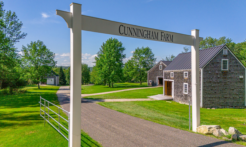Entrance of Cunningham Farm. Photo Credit: PGM Photography