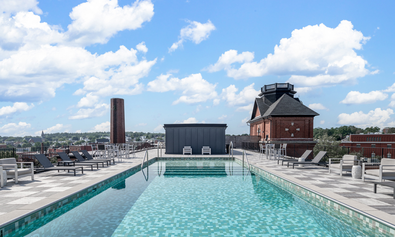 Rooftop Pool. Photo Credit: PGM Photography