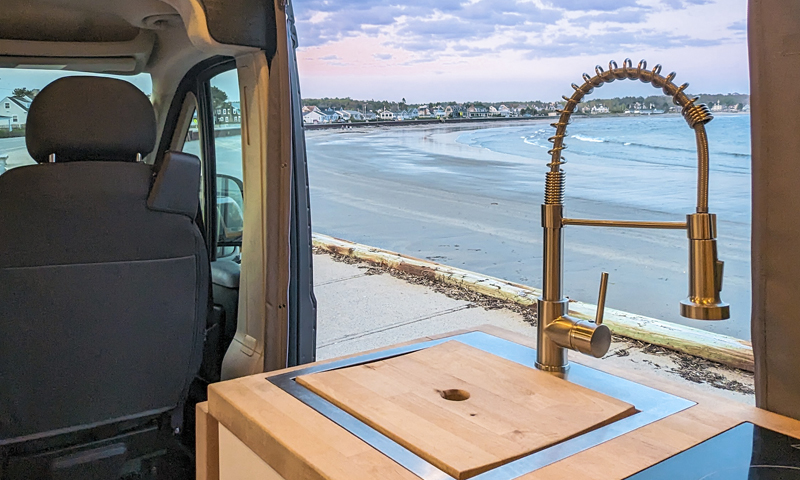 Camper Van Beach Day. Photo Credit: Capshore Photography