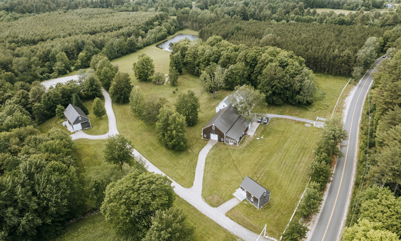 Overhead of property. Photo Credit: Chris Bennett Photography