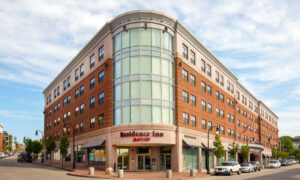 Exterior. Photo Provided by Residence Inn Portland Downtown Waterfront