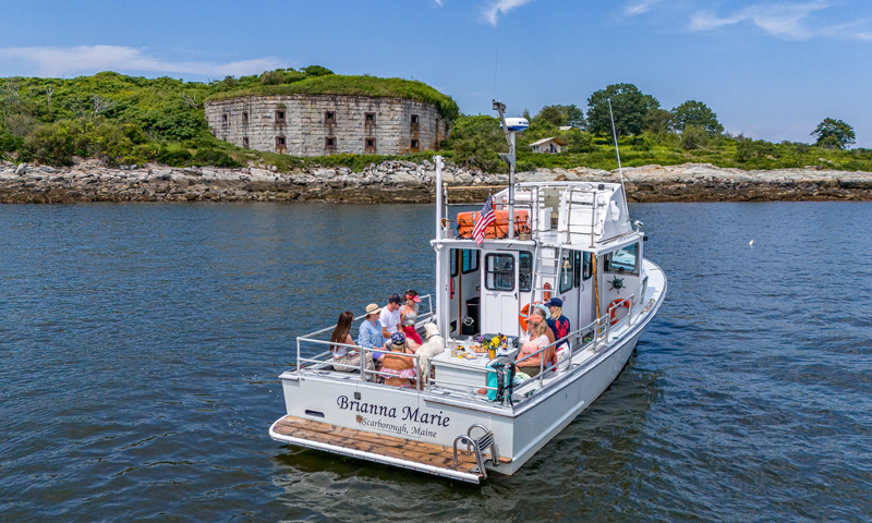 Boat at Fort Scammel. Photo Credit: PGM Photography