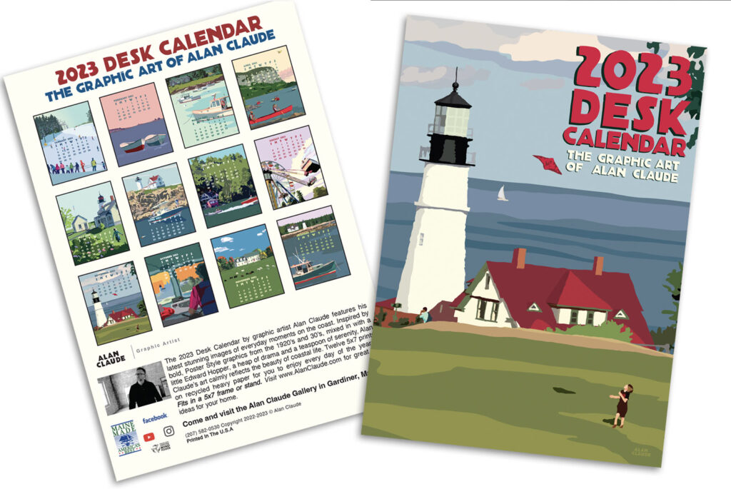 2023_calendar_Images. Photo courtesy of Alan Claude Gallery